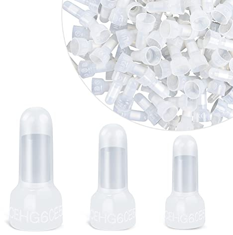 Nilight - 50036R Closed End Crimp Terminal 300 pcs 22-16/16-14/12-10 Gauge Nylon Wire Connector Kit,2 Years Warranty