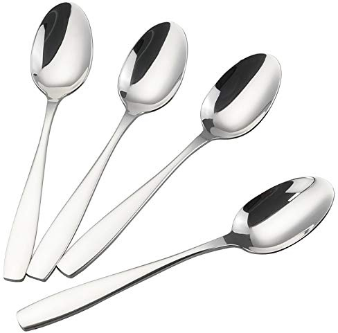 Gitany Lot de 12 Cuillères, Cuillères à Dîner en Acier Inoxydable