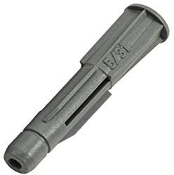 500 Stück/Dübel/Durchmesser - 5 x 31mm - Länge Universaldübel mit Kragen/Spreizdübel/Allzweckdübel/Material: Kunststoff