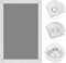 OBdeco Thermo Rollo 100% Verdunkelung Sonnenschutz Verdunkelungsrollo für Velux-Dachfenster Hitzeschutz ohne Bohren mit Saugnäpfen Grau 48x93cm für F06/206