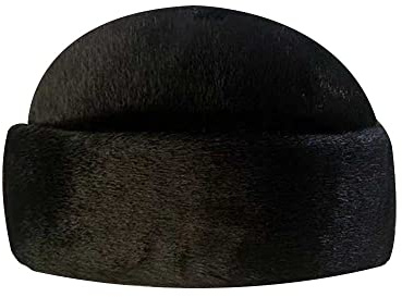 Uomini Cappelli Bomber Ushanka Cosacco Cappello Militare Russo Trapper da Sci per Inverno In Pelle Faux Pelliccia Nero Inverno Termico Ciclismo per Sport All'aperto Cap Antivento Copricapo