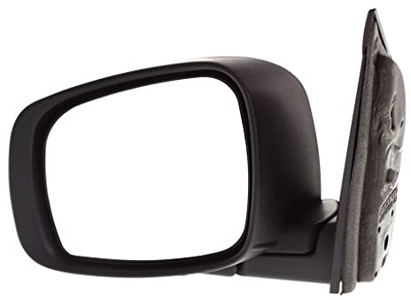 For Dodge Grand Caravan 2008-2019 Door Mirror Driver Side | Manual Glass | Non-Heated | Manual Folding | Textured Black | Non-Towing | Replacement for CH1320289 | 5113227AC