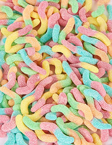 Sachet bonbons vers de terre - 1 kg - Coloré - Taille Unique