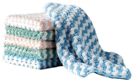 Microfasertücher Mikrofasertücher 30x30cm,10 Stück Reinigungstücher Mikrofaser Wipes Tücher Stark Saugfähig Küche Putzlappen, Universal Putztücher Küchentücher Waschlappen Tücher für Auto,Küche, Bad