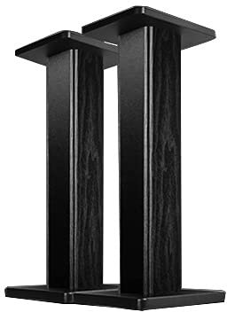 CAMBOS Pieds d'Enceintes 2 Supports d'enceintes de bibliothèque, Cadre Surround Professionnel, pour Satellites et Petites Enceintes de bibliothèque (Taille : 60 cm)