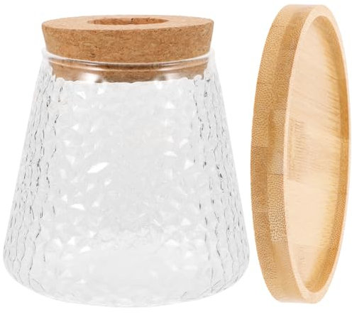 Supvox 1satz Glas Sukkulenten Vase Mit Holzsockel Multifunktionale Blumenvase Für Hochzeitsdekoration Terrarium Und Innenraumgestaltung Für Einsatz Im Büro Wohnzimmer Und Dem Balkon
