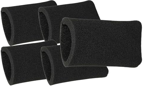vhbw 5x Staubsaugerfilter kompatibel mit Kärcher K 900 | MV2, MV3, NT27/1, SE 4002, NT48/1, SE 4001, NT 48/1 TE Staubsauger - Schaumstofffilter Schwarz