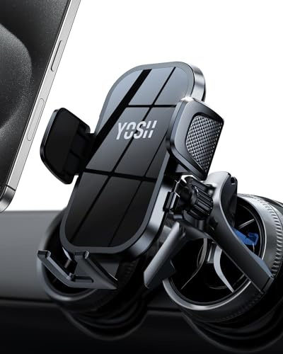 YOSH KFZ-Handyhalterung für Runde Lüftung, kompatibel mit Mercedes A/B/C/V-Klasse, GLA/GLB/GLC/GLE, stabile Dreieckshalterung für iPhone Samsung Pixel Mercedes-Benz Accessories-Spiegeln