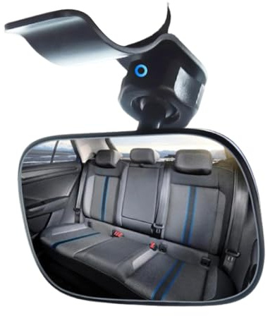 Rétroviseur pour bébé, rétroviseurs de siège de voiture réglables – Miroir de siège de voiture incassable, rétroviseurs arrière rotatifs à 360 degrés, rétroviseur à vue large