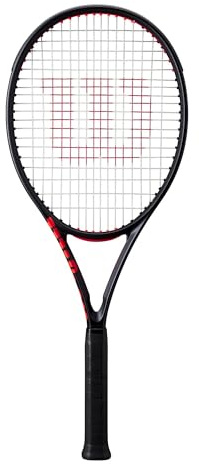Wilson Clash 100UL V3 Tennis Racket, Ultra-Lightweight and Arm-Friendly, Provides Balanced Comfort and Powerful Shots, Colour: Black, Size: 1