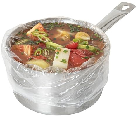 Restaurantware-Serve Secure 11 x 16 Inch Slow Cooker Liners, 10 Disposable Cooking Bags - Fits 1-3-Quart Round Or Oval Pots, Microwavable, Clear Plastic Bags For Slow Cooker Pans, Oven-Ready