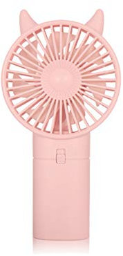 Mini Portable Fan, Usb Desktop Fan, Quiet And Efficient, Powered By Battery/usb, Suitable For Home And Office Use (Pink)
