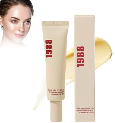 1988EyeCream Anti-Aging ögonkräm med 4 % Retinal Liposom, anti-rynkiga ögonkräm mot rynkor och mörka ringar, utjämning av ögonpåsar och mörka mörka mörka ringar