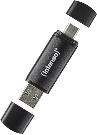 Intenso Flex Line USB-Stick Retail 256 GB Schwarz 3544492 USB-A (USB 3.2 Gen 1), USB-C® (USB 3.2 Gen 1)