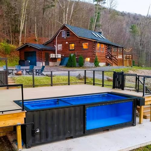Piscina 3 m/20ft prefabbricata del contenitore di spedizione sopra lo stagno di immersione a terra