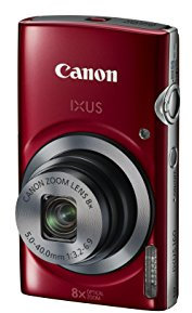 Canon Ixus 160 Appareil Photo numérique Compact Ecran LCD 2,7'' (6,86 cm) 20 Mpix Zoom Optique 8X USB Rouge