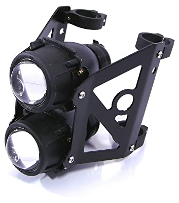 Alchemy Parts Streetfighter Moto Doppio Impilati Proiettore Faro Set Emarked per 50/51mm Forcelle