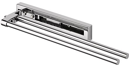 AVENARIUS Handtuchhalter zweiarmig, 400-570 mm ausziehbar, verchromt - Serie Universal