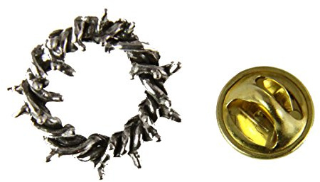6030513 Crown of Thorns Lapel Pin Tie Tack Brooch Jesus Crucifix Crucify Symbol