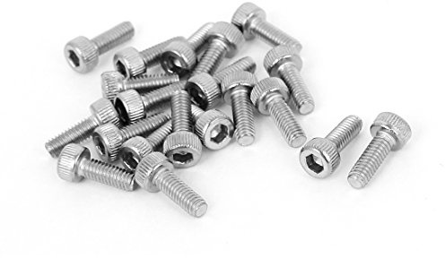 sourcing map 100pcs M2,5x7mm Edelstahl Zylinderschraube Innensechskantschraube 9mm lang de