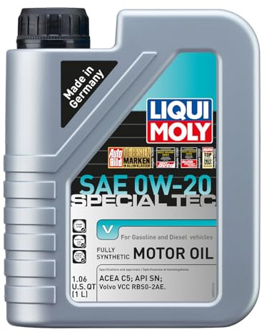 LIQUI MOLY Special Tec V SAE 0W-20 | 1 L | Fully synthetic engine oil | SKU: 20198