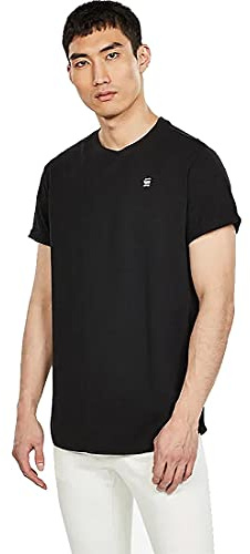 G-STAR RAW Herren Lash T-Shirt, Black, Size L