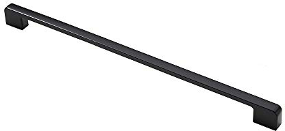 Zinc Alloy Matt Black Handle Cabinet Door Handles and Pulls Cupboard Wardrobe Kitchen Drawer Knobs(Hole Centers 320mm)