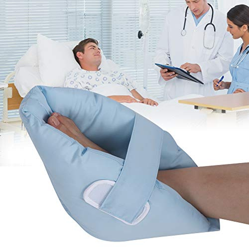 HURRISE Fußknöchelstütze Fersenpolster Fersenschoner Anti Dekubitus, Für Älterer Patient Fußwickel,Fersenkissen for Beine & Füße/Füße [Hellblau ]