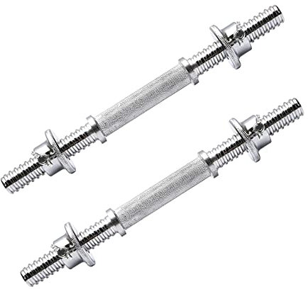 GEREP Kurzhantelstange Trainingshilfen Bizeps und Trizeps Stange, Bizepsgriff Trizepsgriff für Krafttraining, Fitness, Rutschfester Griff/A / 35cm
