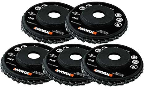 WORX Maker X WA7261 Winkelschleifer Fächerschleifer-Set