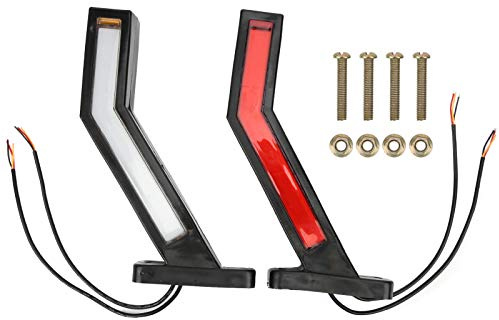 Luce di Posizione Laterale a LED Universale Lampada di Liquidazione del Profilo Indicatore Luminoso di Contorno 12/24 V per Camion Rimorchio Barca Autobus SUV