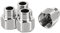 4 Stück Adapter Reduzierstück 3/8 auf 1/2 Zoll Messing Reduzierverlängerung 3/8 Zoll Außen Gewinde x 1/2 Zoll Innen Gewinde Reduzierstück Adapter