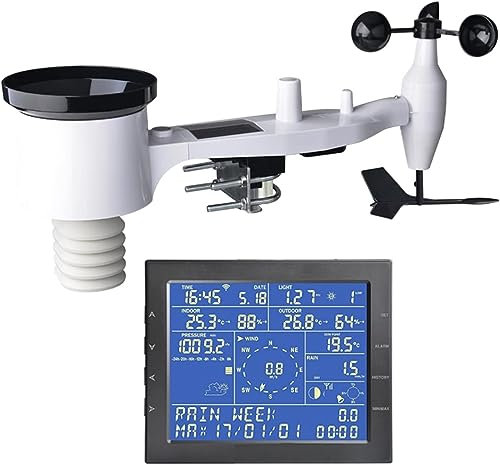 KOGORA Professional Precise WiFi Weather Station, Multifunctional Internet Wireless Weather Station with Outdoor Sensor