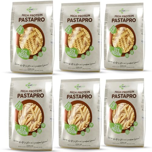 Pasta Proteica Senza Carboidrati Fusilli&Penne 1500g EatPro Pasta Chetogenica Con 55% Di Proteine E Ricca In Fibre, Pasta Low Carb 25% Carboidrati Netti, Keto Diet Cibo Proteico, Dieta Chetogenica