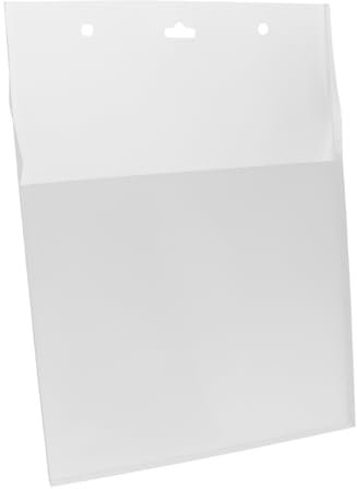 VILLCASE 4 Stück Briefhalter für die Wand Büro-Aufbewahrungstasche Wanddatei klar Poster Ordner besprechungsmappe Durchsichtiger Aktenhalter für die Wand Büro-Wandorganisator Transparent