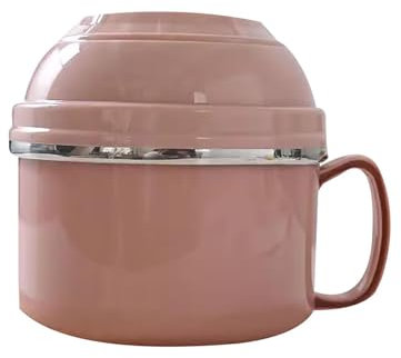 Fiambrera Hermetica Infantil, Bolsa de Almuerzo Aislada, Lonchera Portátil para el Trabajo, Fiambrera a Prueba de Fugas con Compartimentos(Pink,Large)