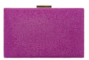 MODELISA - Bolso Clutch Cartera de Mano Fiesta Cadena De Hombro Boda Evento Noche Mujer (Buganvilla)