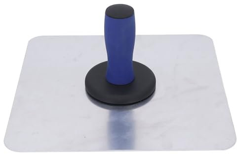 Aluminium Plastering Trowel, Lightweight Rubber Handle, 30 X 30cm Tray Size, Ideal for Cement Mortar Application, Versatile Tool for Professional Projects