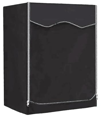 Housse pour Meubles de terrasse Housse De Machine À Laver pour L'extérieur, pour Chargeur Supérieur Et Frontal, Housse De Sèche-Linge, Étanche À La Poussière, Protection Solaire(Noir,60x65x85cm)