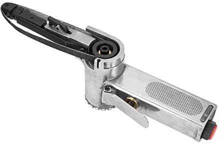 Ponceuse à Bande Pneumatique Industrielle, Polisseuse, Bandes Abrasives de 20 520 Mm et 10 330 Mm pour la Finition du Métal, du Bois et de l'automobile (10 * 330mm)