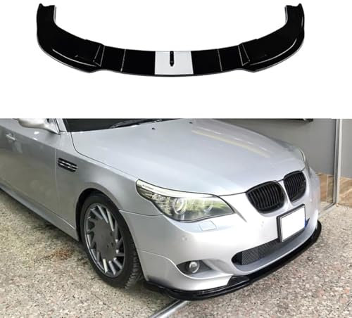 PEJLHK Auto-Frontspoiler, Frontspoilerlippe für BMW 5 Series E60 E61 M Sport 2005-2010, ABS-Material
