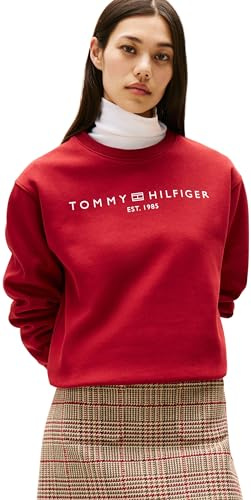 Tommy Hilfiger Damen Sweatshirt ohne Kapuze