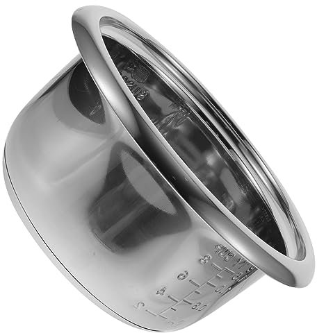 BESPORTBLE Stainless Steel Liner Non-stick Rice Cooker Pot Replacement Inner Pot for Kitchen Use and Easy to Clean