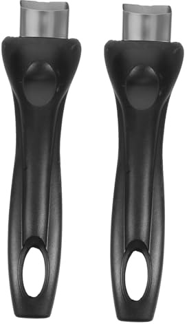 Healifty Manico per Pentola Staccabile in Acciaio Inossidabile Sostituzione Manici per Padelle e Pentole Manico Laterale a Vite Isolamento Termico Impugnatura Ergonomica per Utensili da Cucina