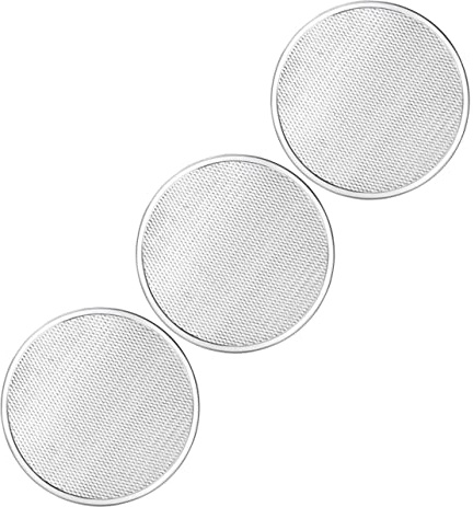 MAGICLULU 3pièces Plaque à Pizza Pour Four Perforée Ronde Métal Cuisson Pelle à Pizza Domestique Assiette