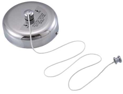 Cuerda de Tendedero Retráctil,2.7 Metros Acero Inoxidable para Ropa Interior - Cuerda Ajustable Resistente Al Pandeo con Montaje En Pared para Hotel Apartamento Hogar Baño,Exterior Viajes Camping