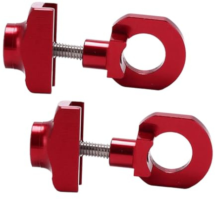 UPKOCH 2 Piezas Ajustador De Cadena para Bicicleta De Aleación De Aluminio Tensor De Cadena De Bicicleta De Carretera y Plegables Herramienta De Ajuste