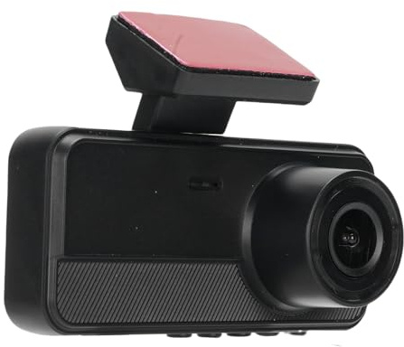 ASHATA Cámara de Tablero WiFi de 3 Canales, Cámara de Tablero 1080P para Automóviles, de Automóvil de 3 Canales Delantera Trasera e Interior con Tarjeta de 32 GB Pantalla LCD