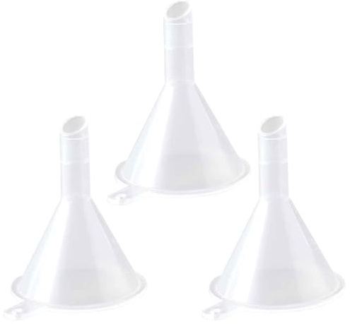 3PCS Mini Funnels for Fillings Small Mini Bottle or Containers for Filling Small Bottles Plastic Small Funnels for Atomizers Bottle Liquid Smalls Funnel for Filling Bottles Precision Fillings Fun