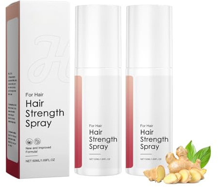 Hair Growth Spray 2 Stück, Natürliches Haaröl Spray für Haarwachstum, Hair Growth Oil mit Ingwerwurzelöl, Haarserum Pflegen sie Haar und Kopfhaut, Repariert Geschädigtes Haar, Fördert die Haardichte